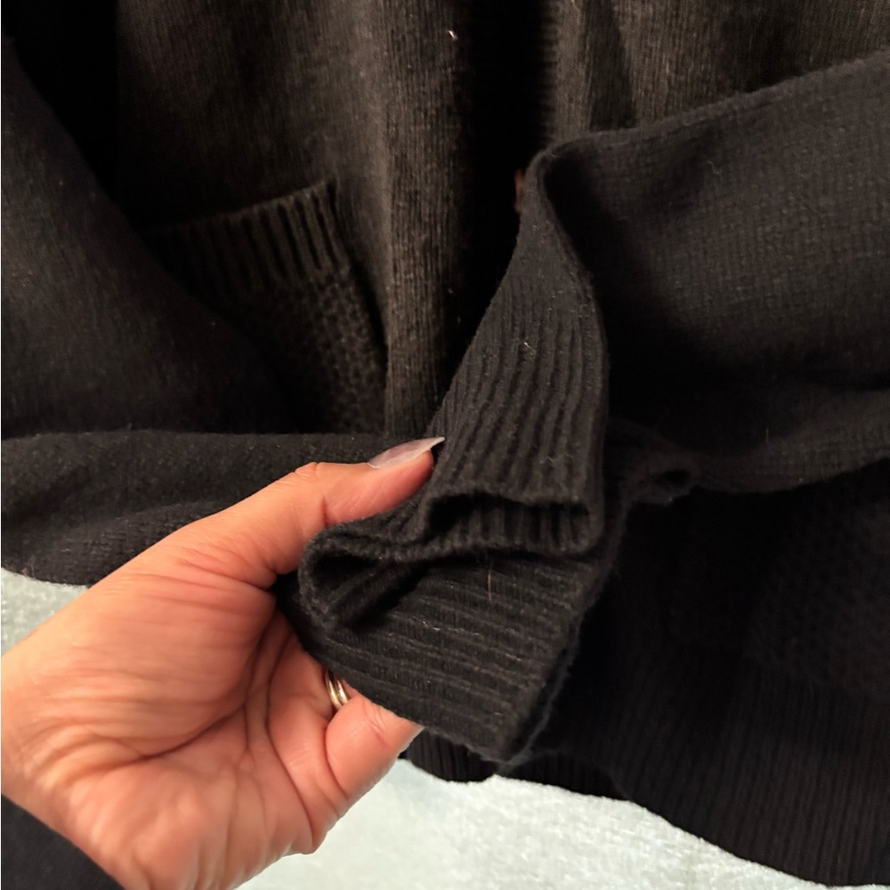 Pendleton Black Button-Up Wool Blend Cardigan - image 4